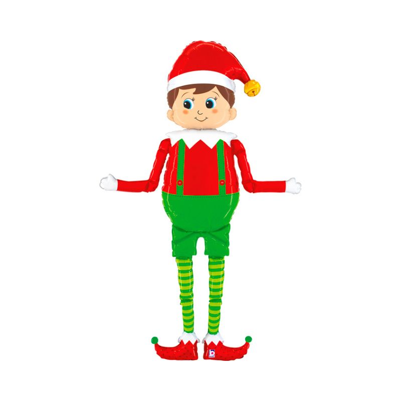 Folienballon Elf Airwalker 152 cm Weihnachten