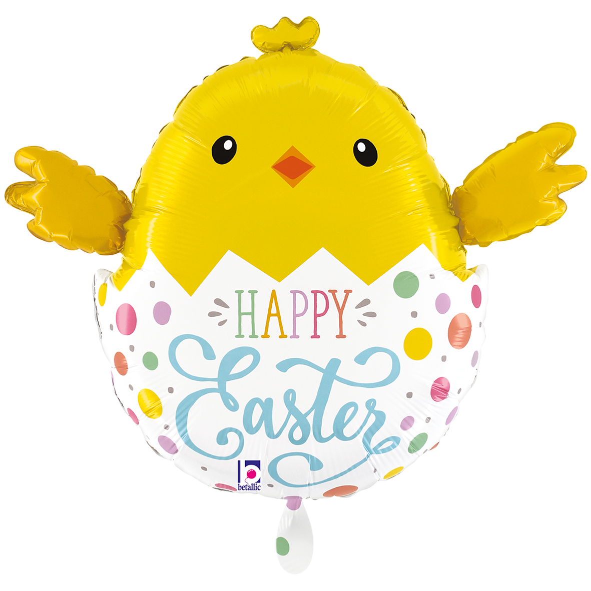 Folienballon Easter Egg Chick 61 cm