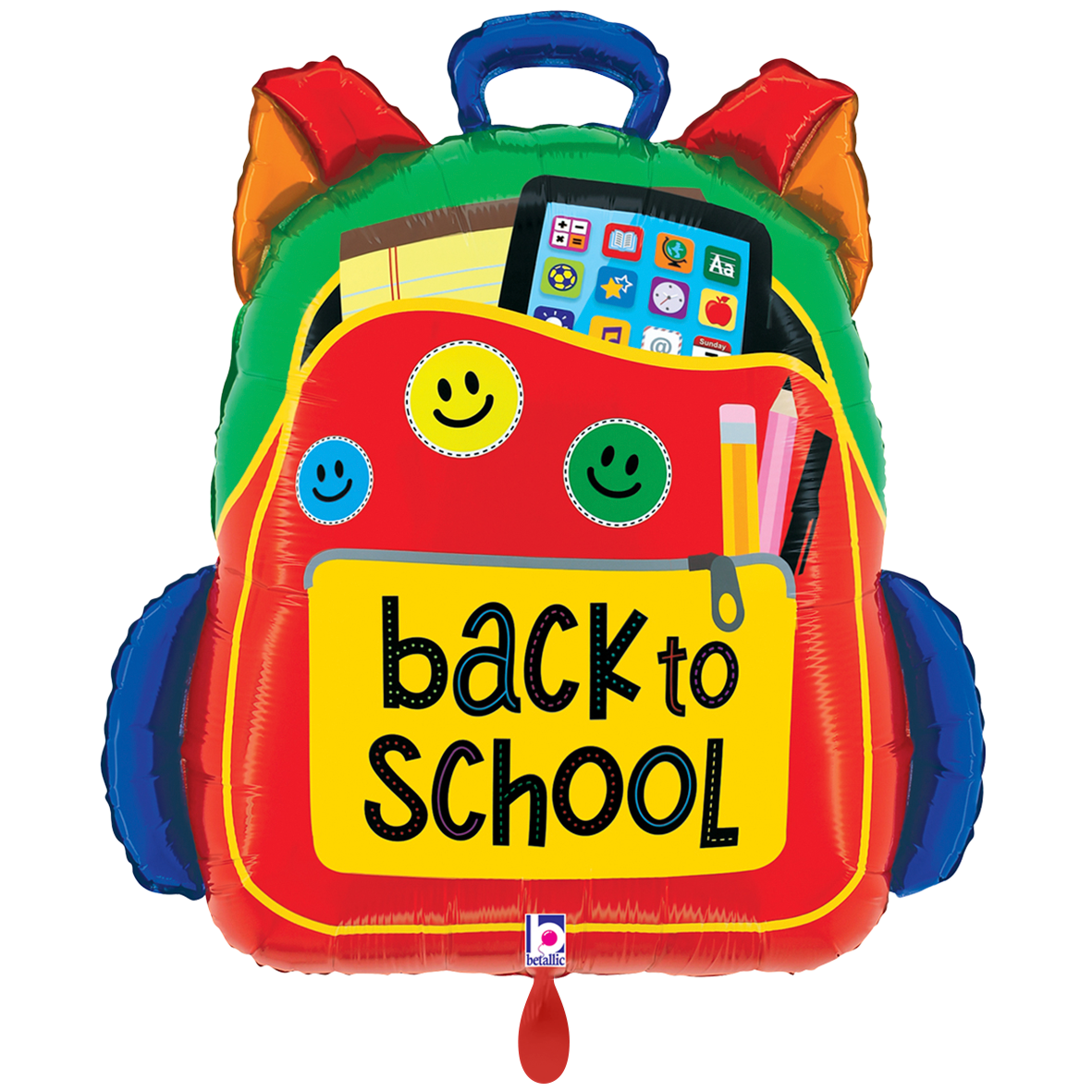 Folienballon Rucksack Back to School 58 cm