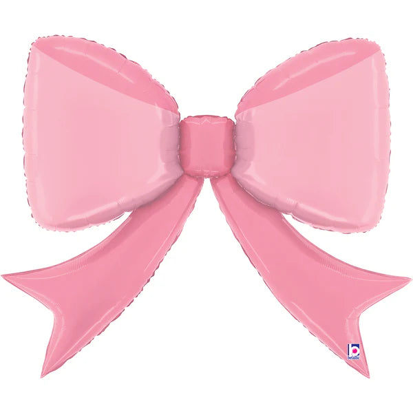 Folienballon Schleife Rosa 100 cm