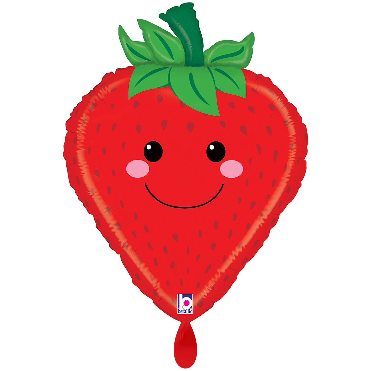 Folienballon Erdbeere 53 cm