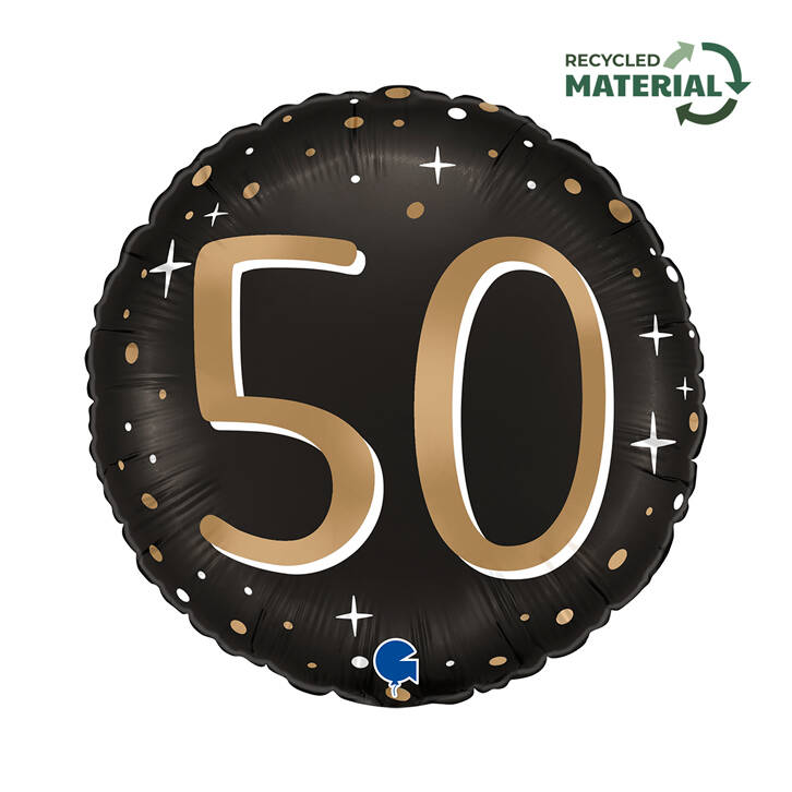 Folienballon 50 Happy Birthday 46 cm