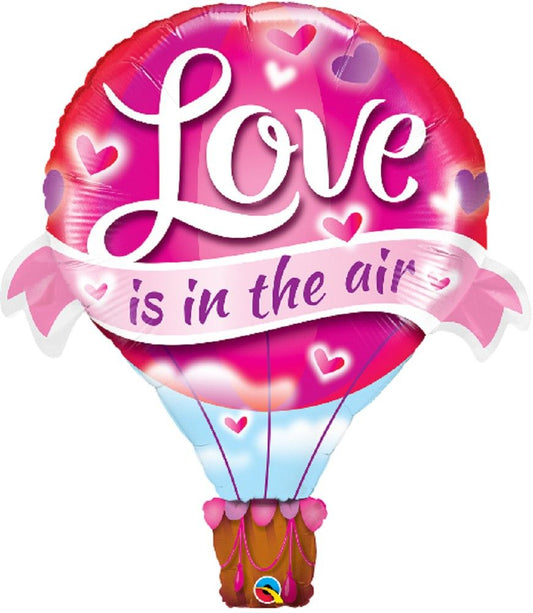 Folienballon Love is in the Air Valentinstag 107 cm