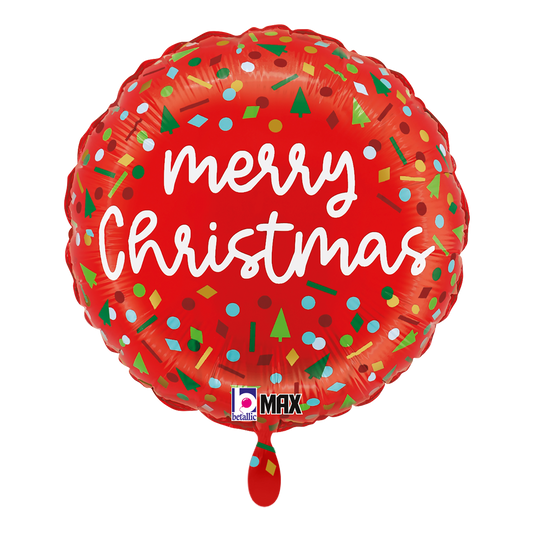 Folienballon Merry Christmas 45 cm