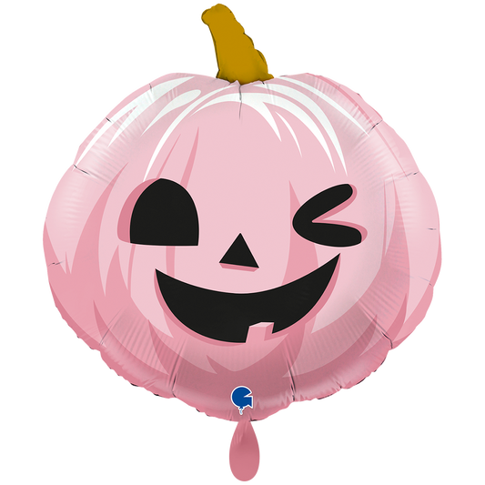 Folienballon Funny Pumpkin Pink 53 cm