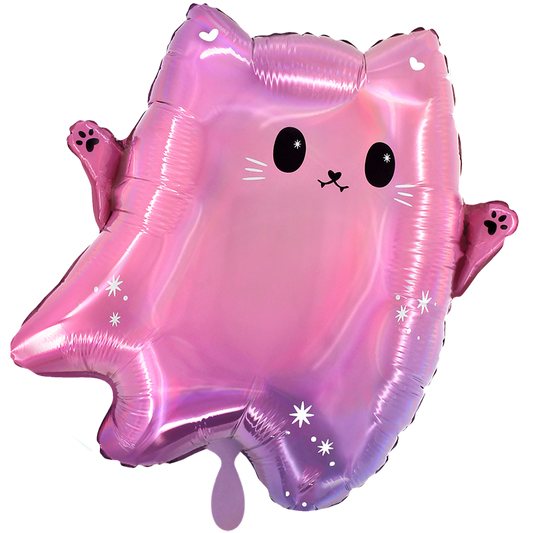 Folienballon Kawaii Ghost Cat 46 cm