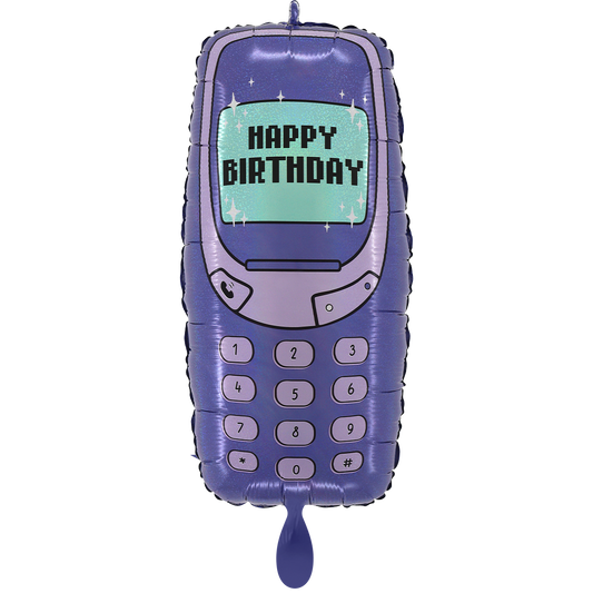 Folienballon Birthday Phone 60 cm