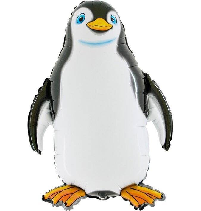 Folienballon Pinguin 66 cm