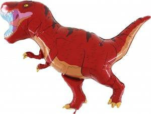 Folienballon Dinosaurier Rot 80 cm