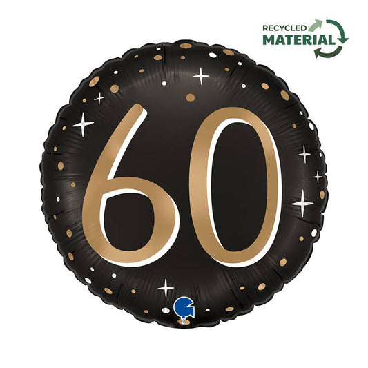 Folienballon 60 Happy Birthday 46 cm