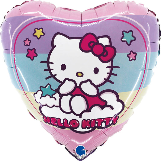 Folienballon Hello Kitty Herz 46 cm