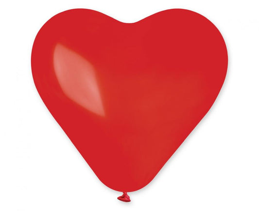 50 Herzballons rot 44 cm / 17 inch