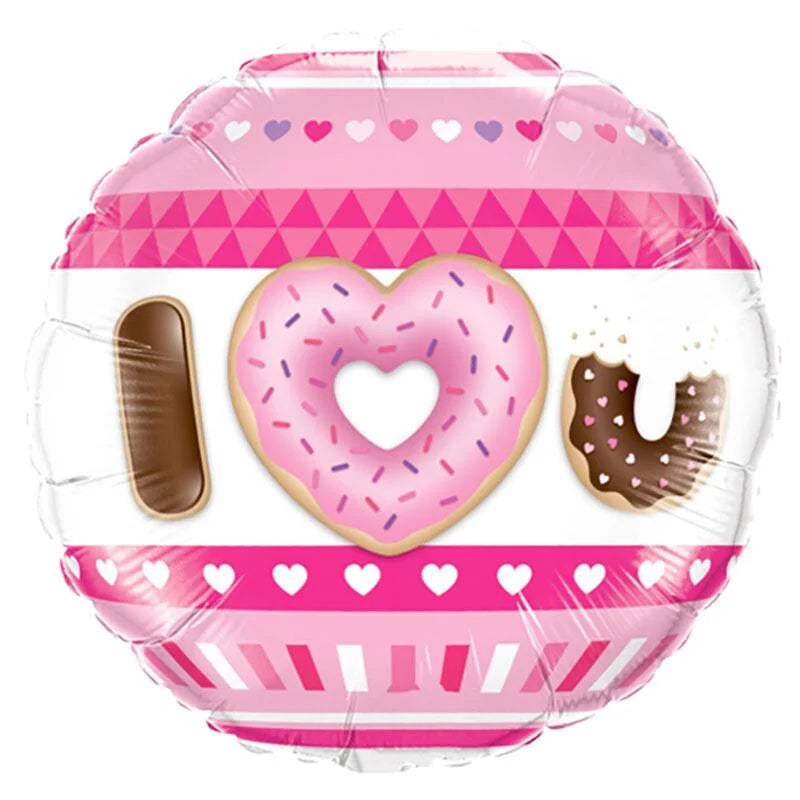 Folienballon I Love You Donut 46 cm